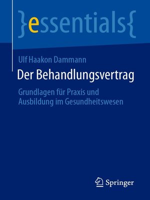 cover image of Der Behandlungsvertrag